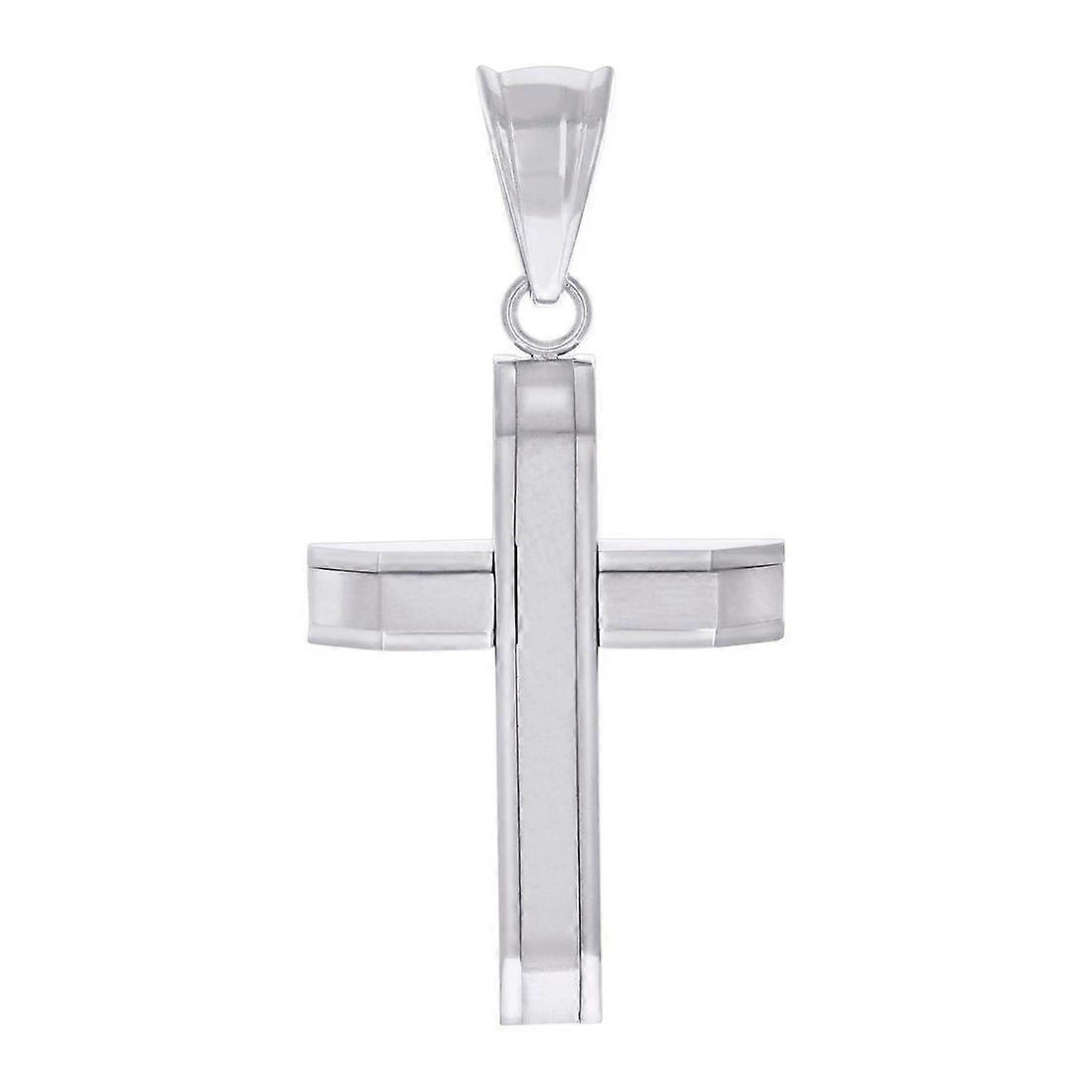 男性のためのステンレス鋼メンズクロス宗教チャームペンダントネックレス