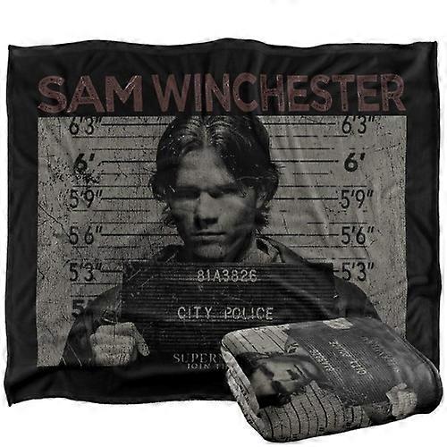 Supernatural Mugshot Sam Winchester Blanket