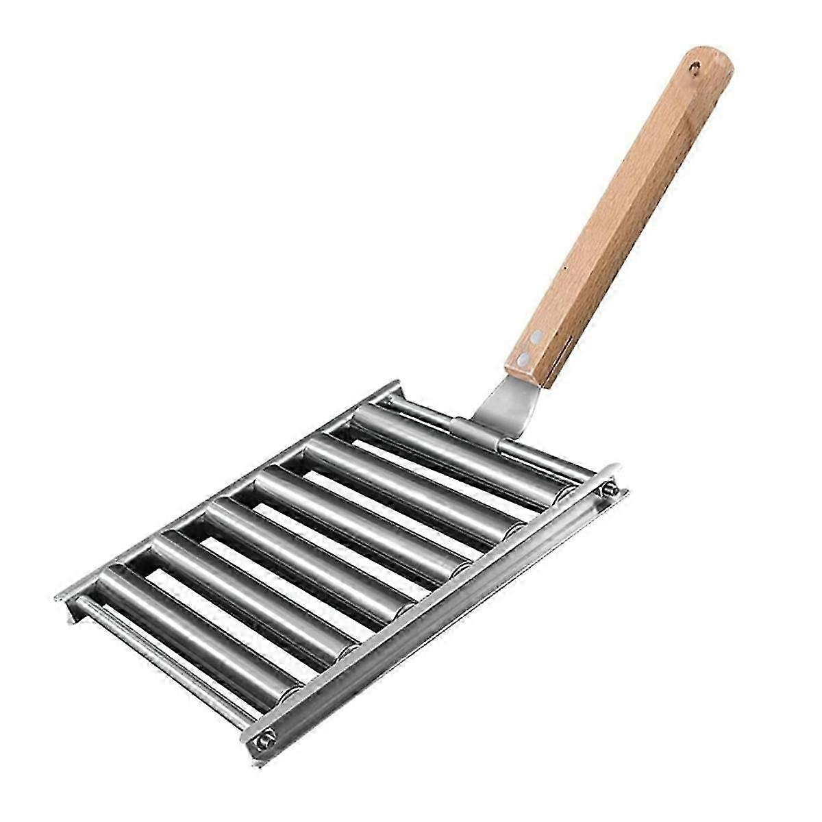 グリル用ホットドッグローラー、ホットドッグローラーグリルソーセージローラーステンレススチールラック、エクストラロングWo