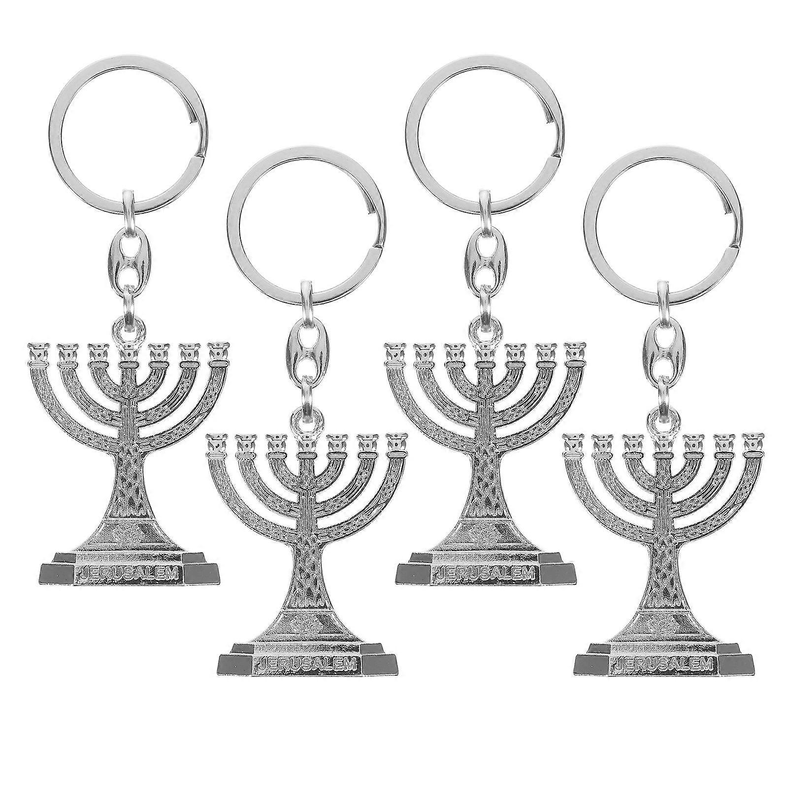Versatile Hanukkah Candle Keychains, Great for Personal Use or Gifting