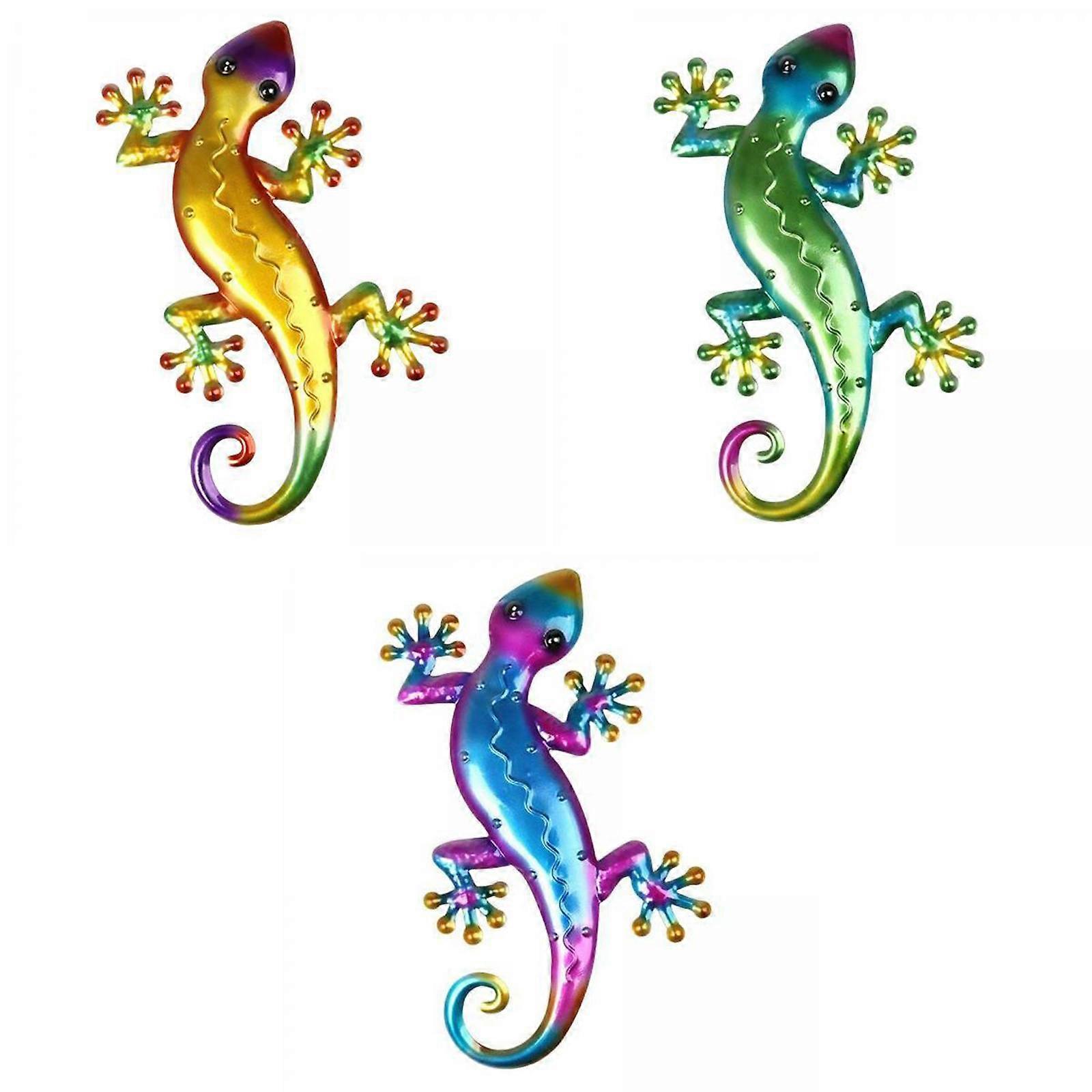 3 kusy Lizard Wall Dekoratívne jedáleň Závesný plot