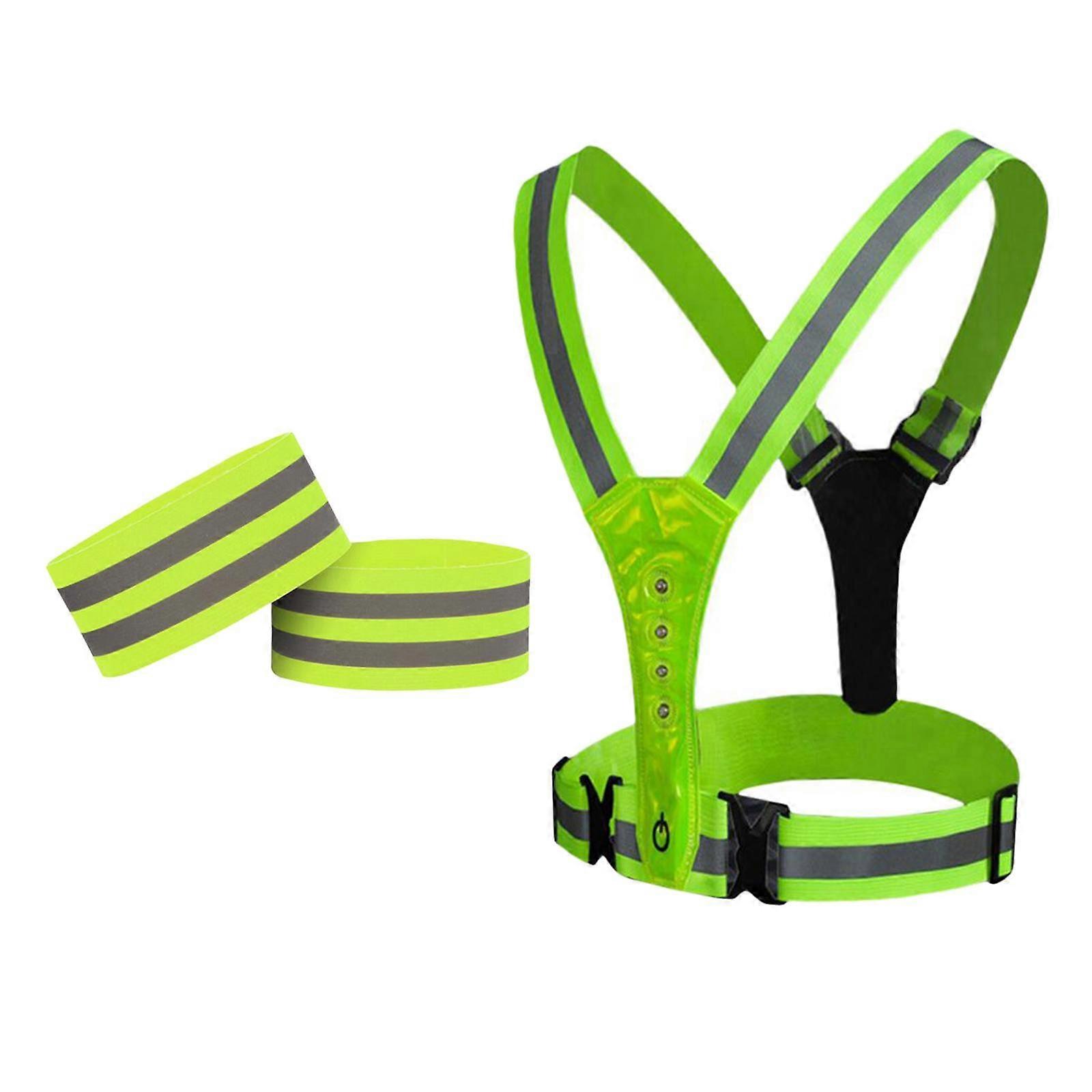LED Reflective Safety , LED Reflective , Night , Adjustable Elastic Running Gear