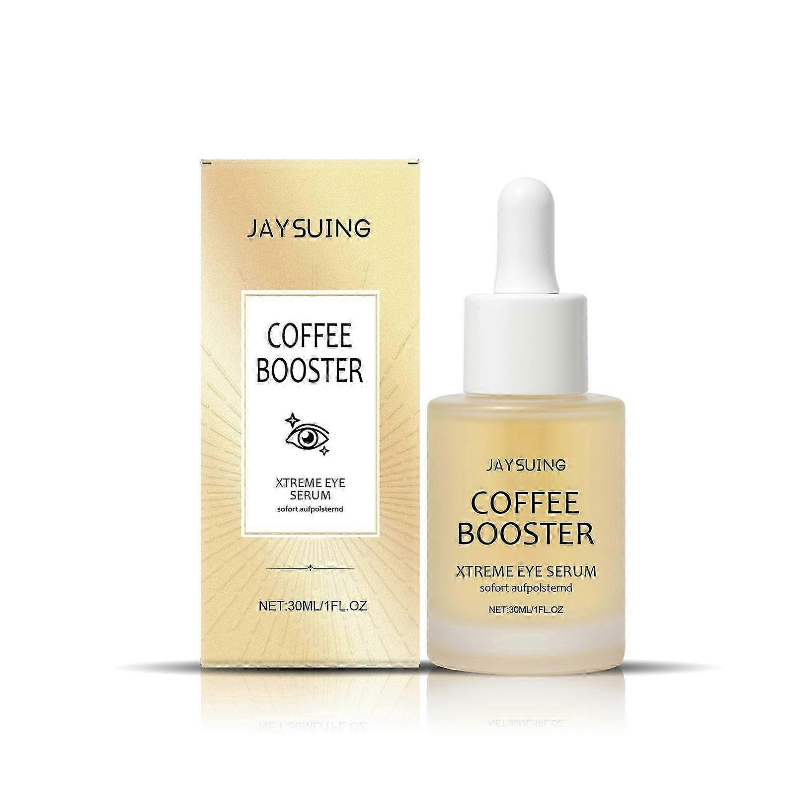 エクストリーム アイ カフェイン ブースター - 疲れた腫れた目のためのカフェイン入りインスタント アンチエイジング アイ セラム - くまや袋に対抗 - アンチ リンク アイ セ