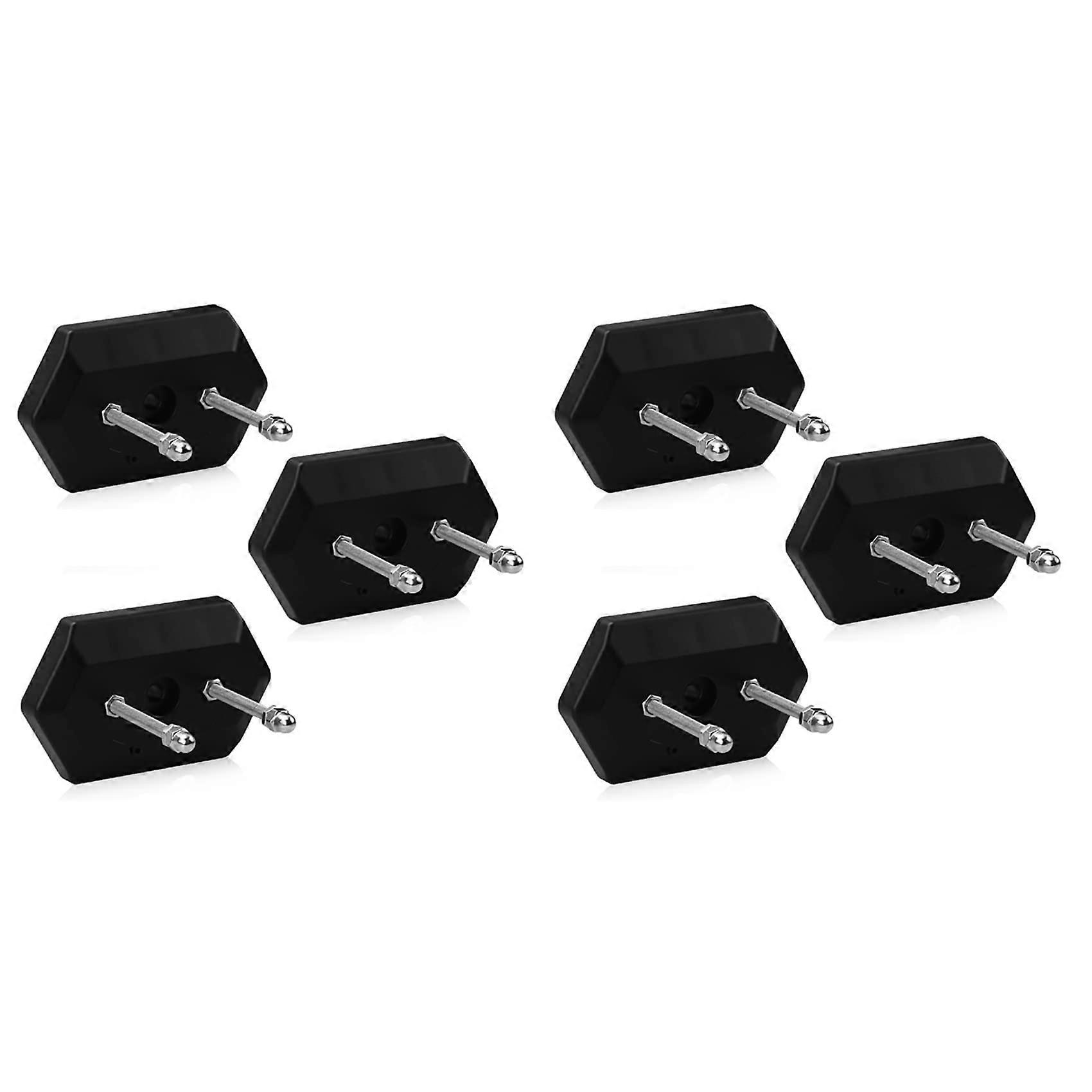 6 packs wall mount skateboard holder skateboard hanger for skateboard deck display and storage
