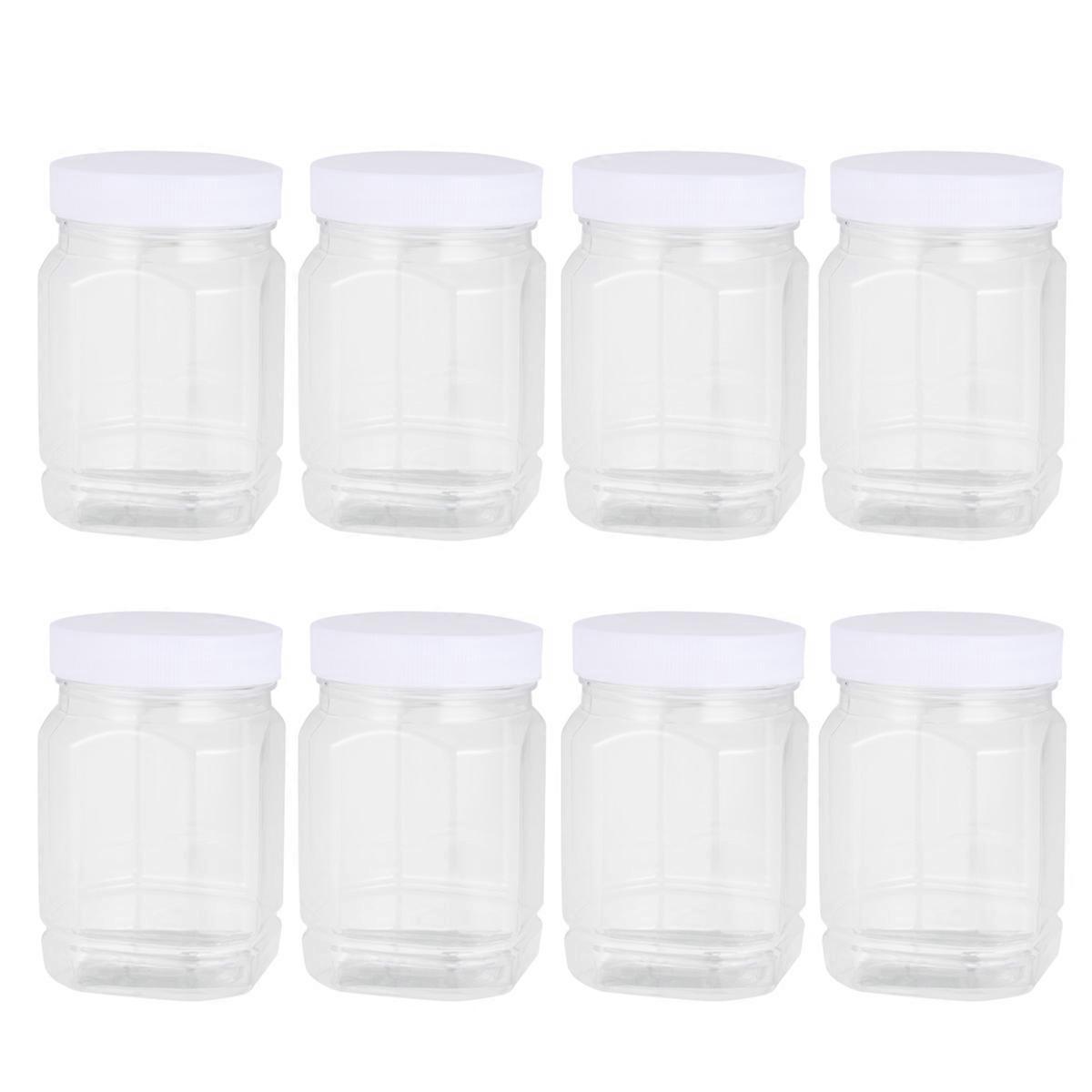 Airtight Grain Jar, Stackable Plastic Containers for Kitchen and