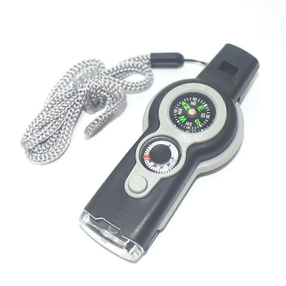 7-in-1 Survival Whistle - Emergency Tool with 7 Functions for Outdoor Adventure
