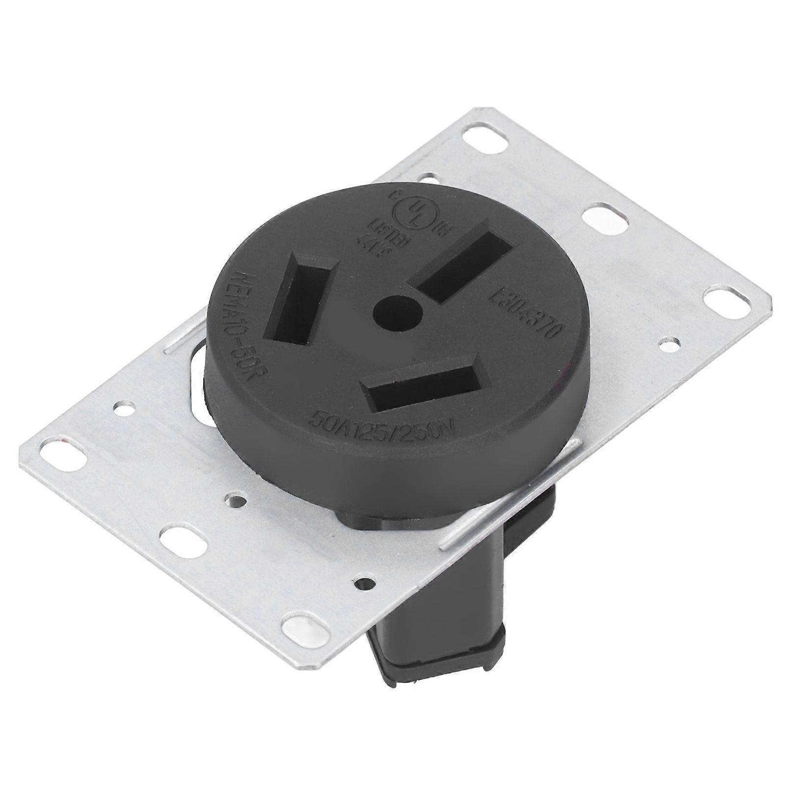 High quality  NEMA 10-50R American Industrial Three-Pole Power Socket 50A
