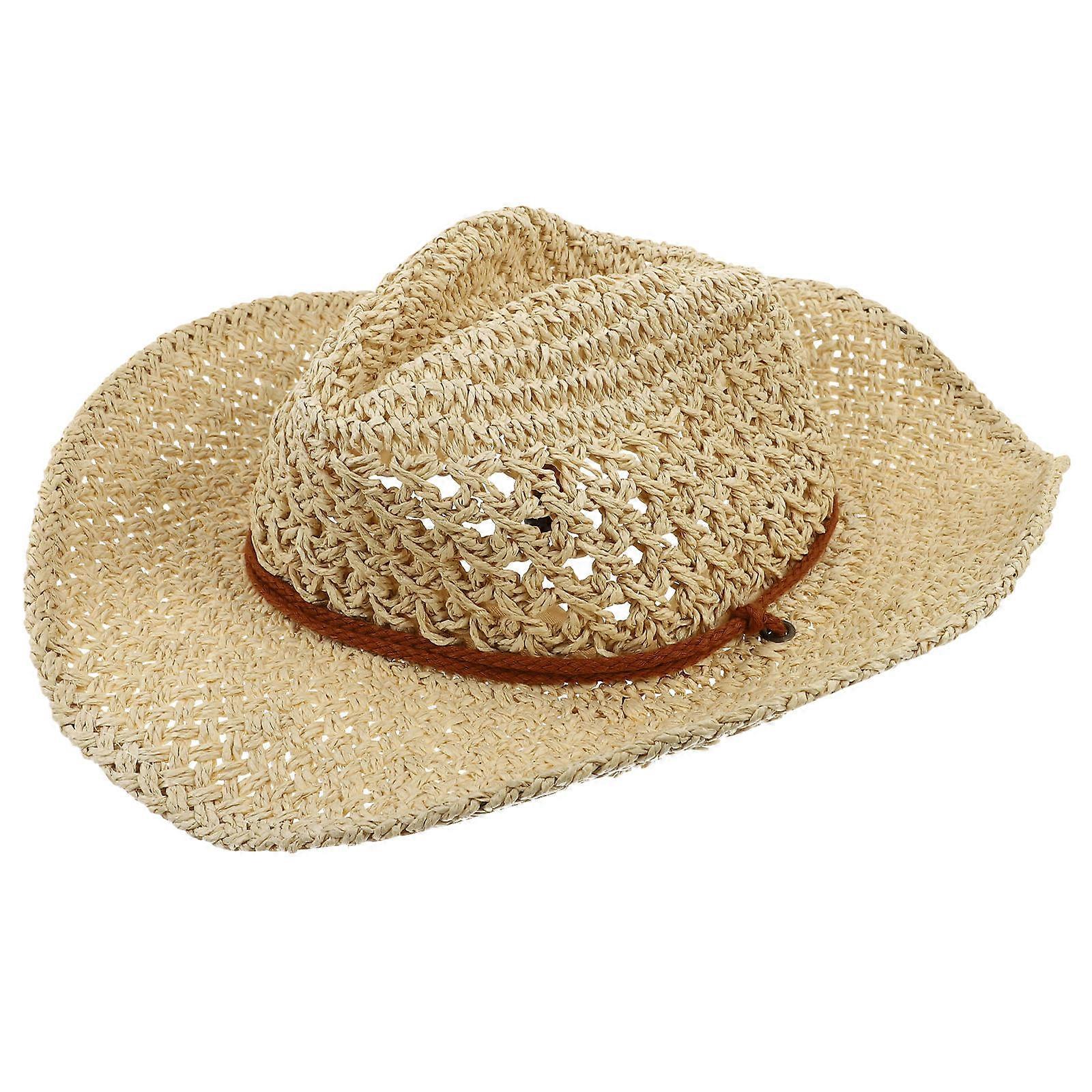 Wide-Brimmed Straw Hat for Comfortable Summer Experiences