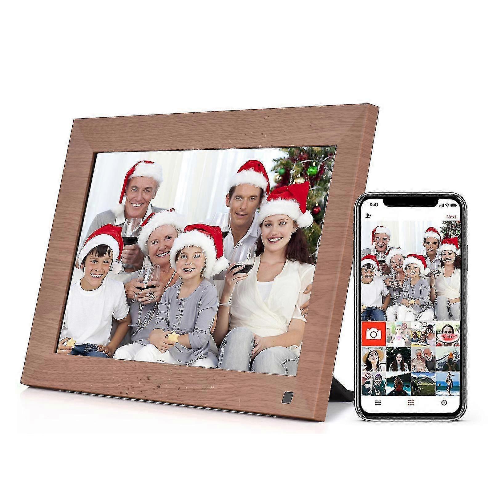 Andoer 10 Inch Wifi Digital Photo Frame Smart Digital Picture Frame Wall Mountable 1280*800 Ips Touchscreen 16gb Storage Auto Rotation Motion Sensor S