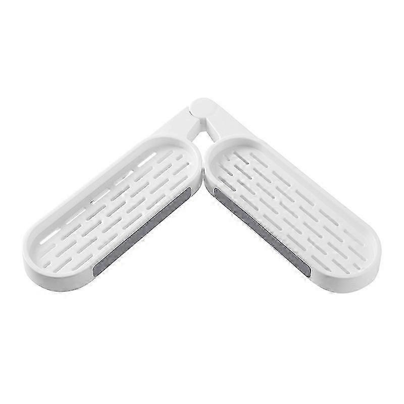 Rotatable Bath Storage Rack, Self-adhesive Toothbrush Holder, Multifunctional Drain Cup, Grey