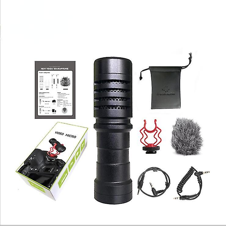 Mini Shotguns Video Condenser Microphone Compatible For Smartphone Camera Camcorder For Interview Podcast