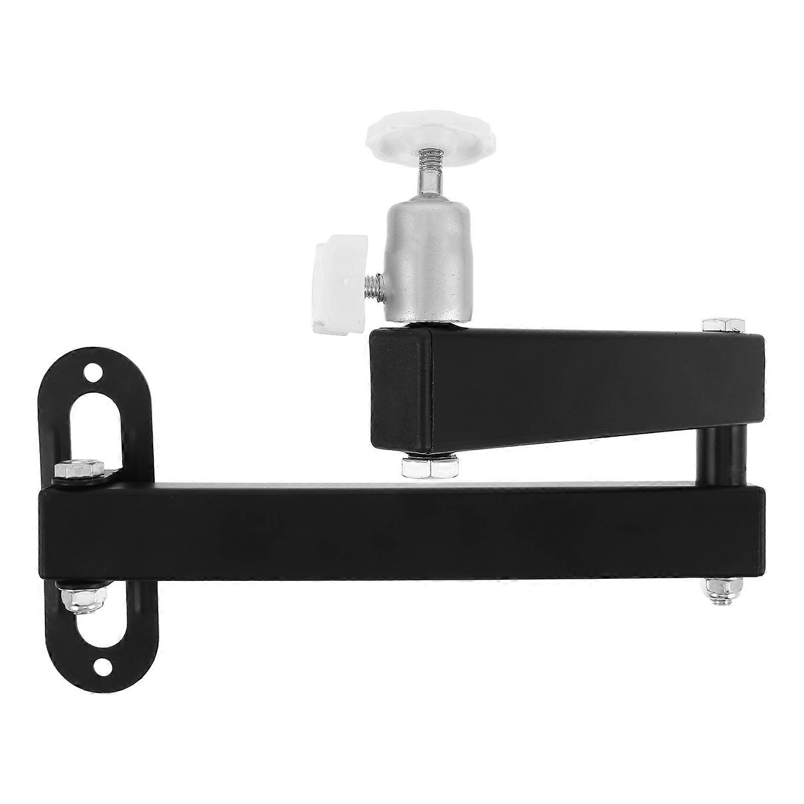 360° Foldable Wall Mount Projector Holder with Adjustable Bracket for Compact Home Theater Space Optimization