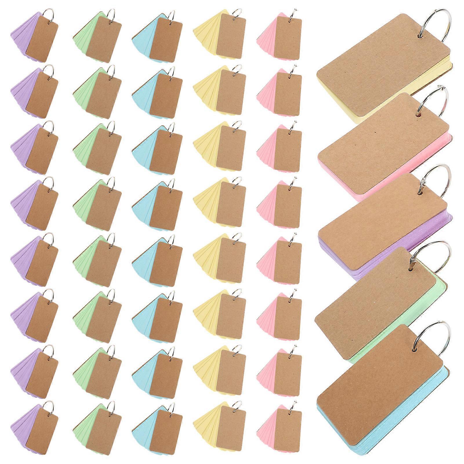 Blank Memo Cards Book   Portable Note Taking Cards for Study, Office and DIY Use