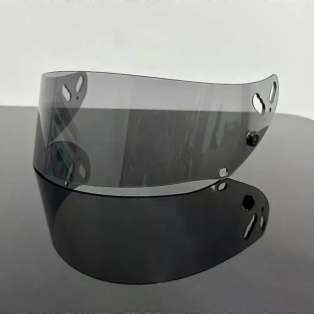 Motorcycle Helmet Visor Suitable for Arai GP-7 GP7 Rally Racing Kart Racing Helmet Visor goggles plating silver red Replacement Lens