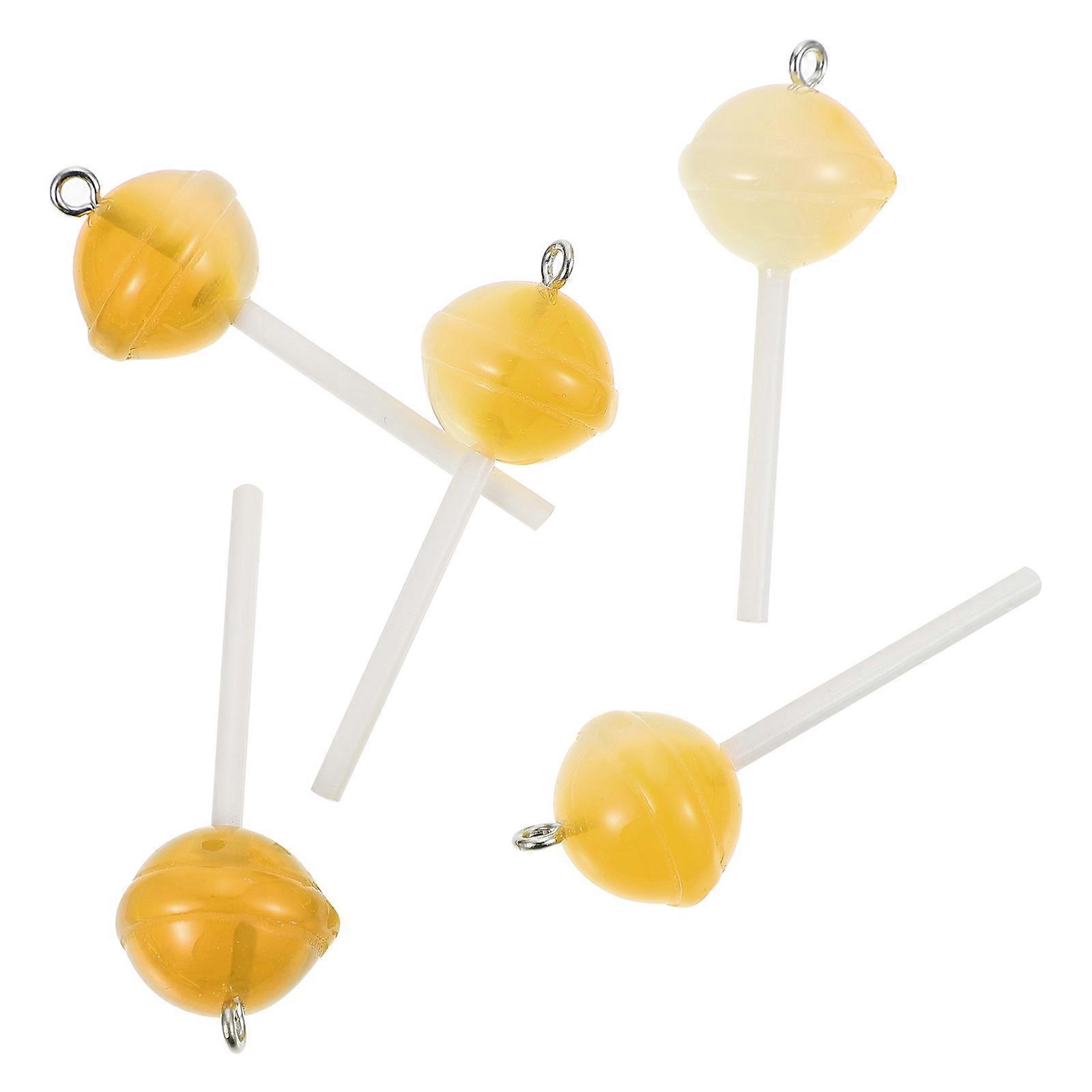 30 Pcs Lollipop Key Chain Pendant Key Hanging Ornaments for DIY Key Bag Decoration