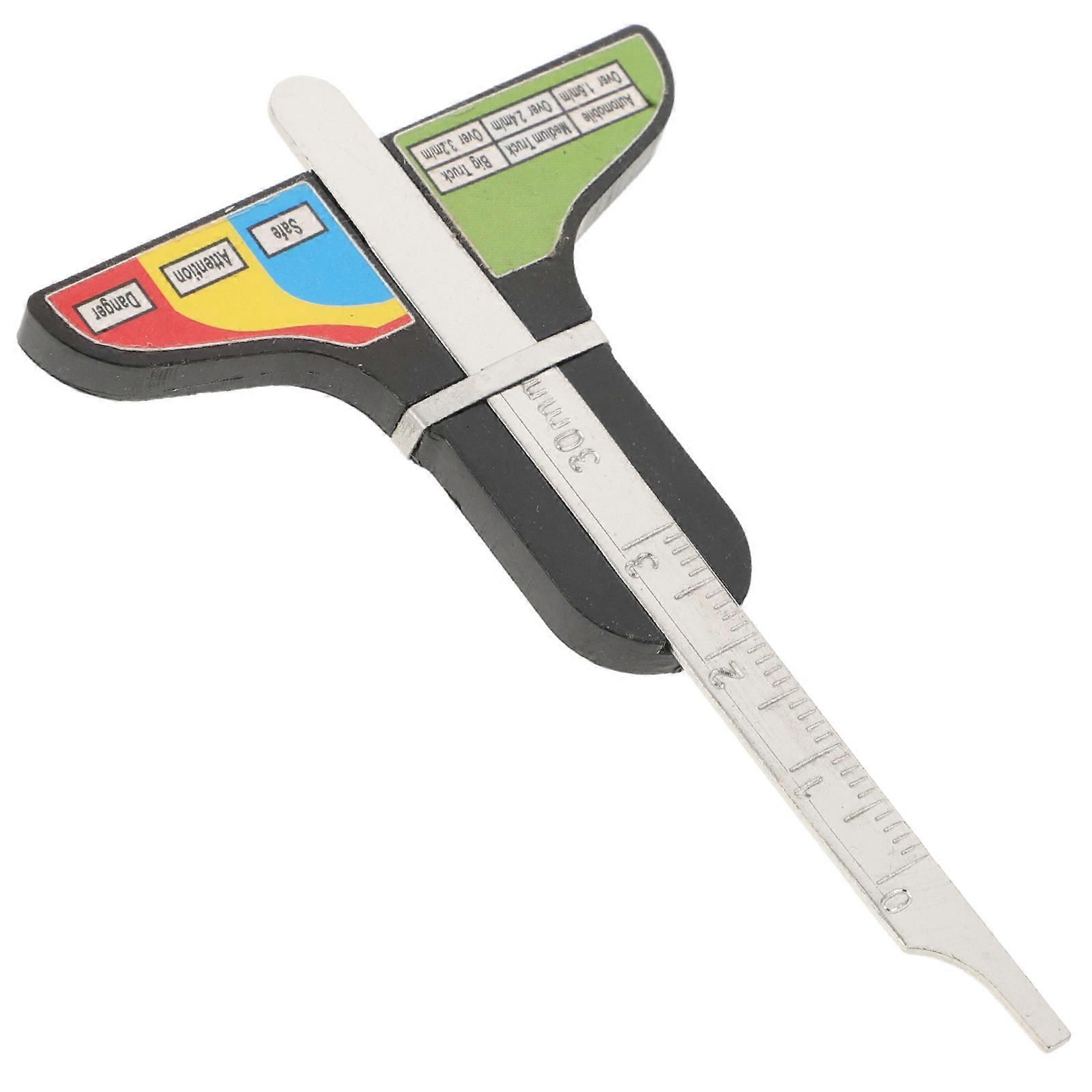 Tire Tread Depth Gauge Multi Metal Digital Display for Measuring Use