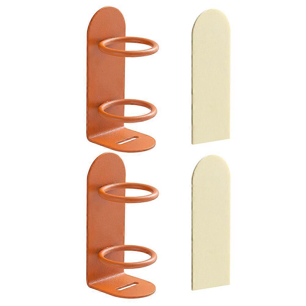 2pcs Electric Toothbrush Storage Racks Wall Mounted Bathroom Stands Without Punching