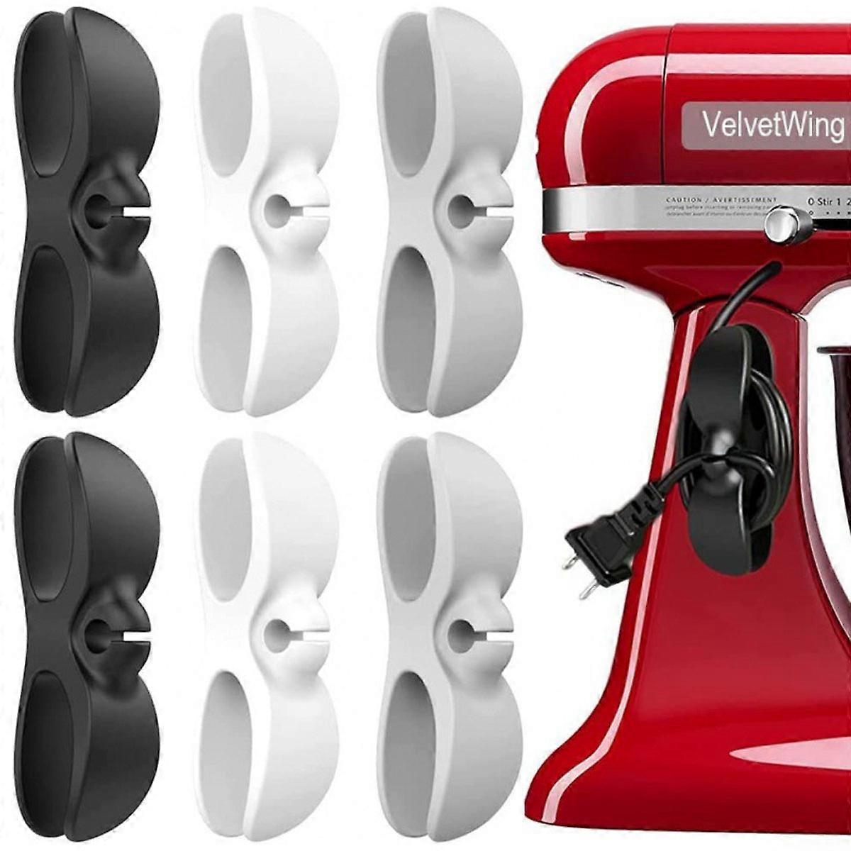 Device Cable Organizer, 6-Pack Cable Wraps, Self-Adhesive Cable Clips (6 Pieces)