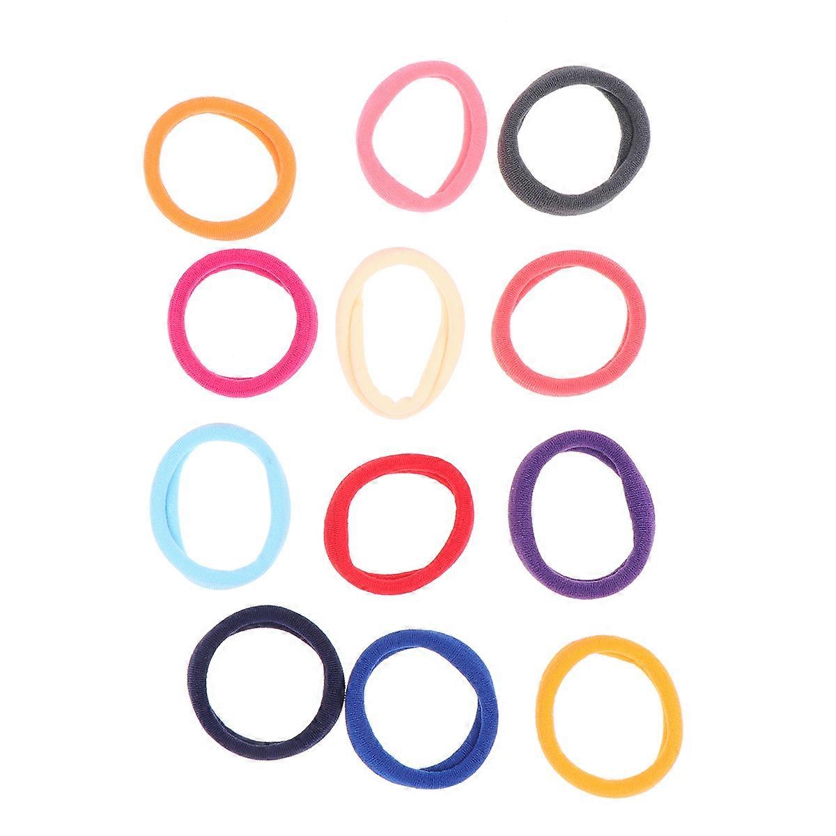 Here's a polished and professional product description based on your input:
**100pcs Seamless Hair Ties for Women – Elastic Ponytail Holders in