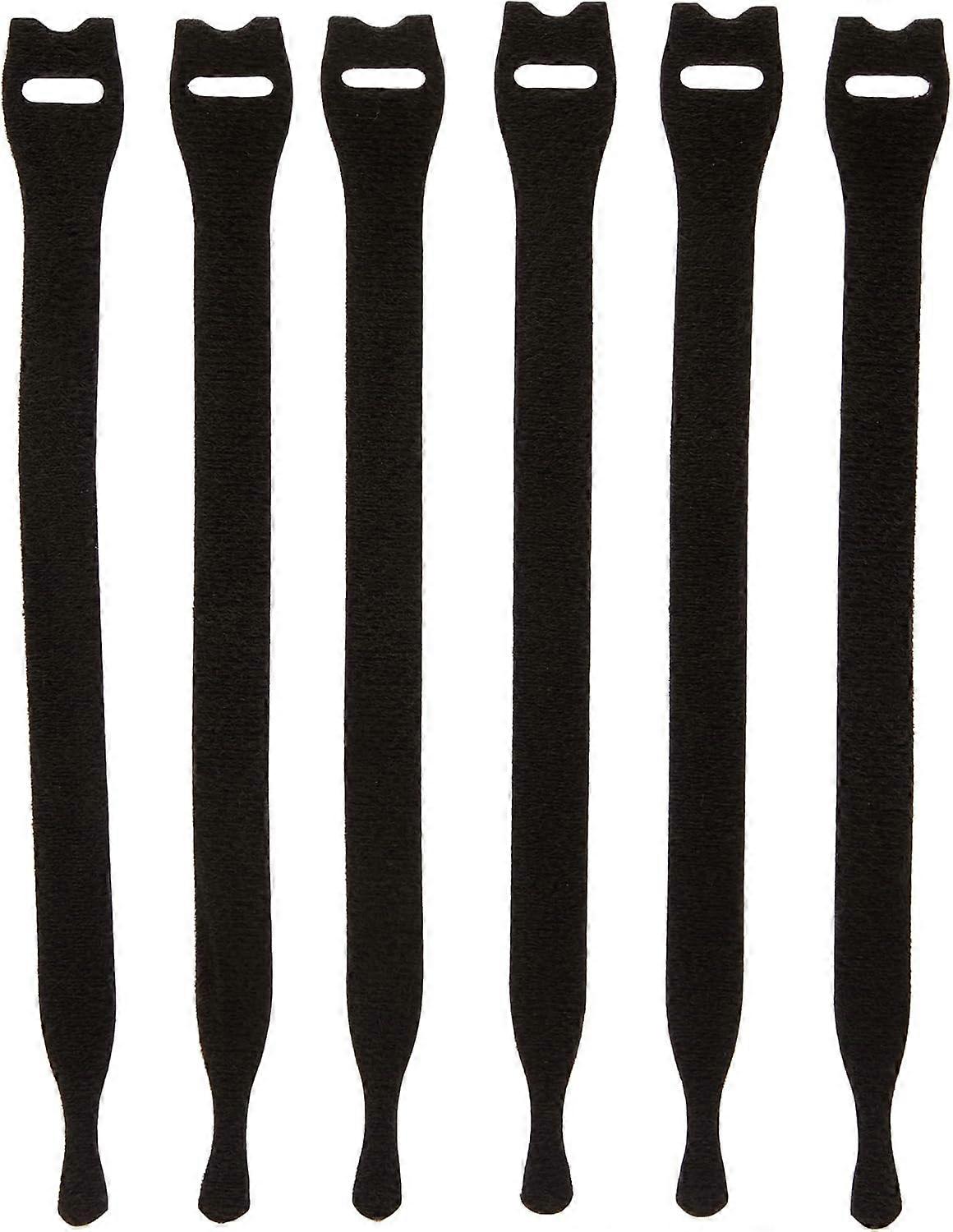 6 pieces of reusable hook    loop tape