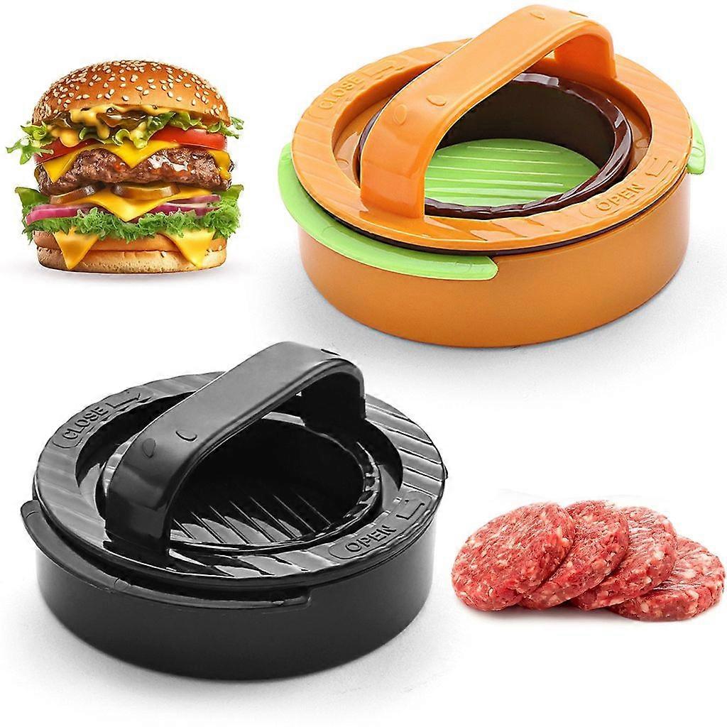 2 Pieces 3 in 1 Hamburger Press, Hamburger Press, Hamburger Forming Machine, Meat Patty Meat Ball Press, Hamburger Meat Patty Press