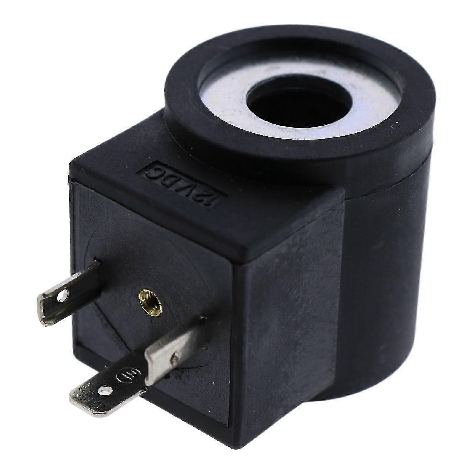 "12V DC 1/2' Solenoid Valve Coil 6306012 compatible with Hydraforce 3 Prong DIN Connector 08 Series"