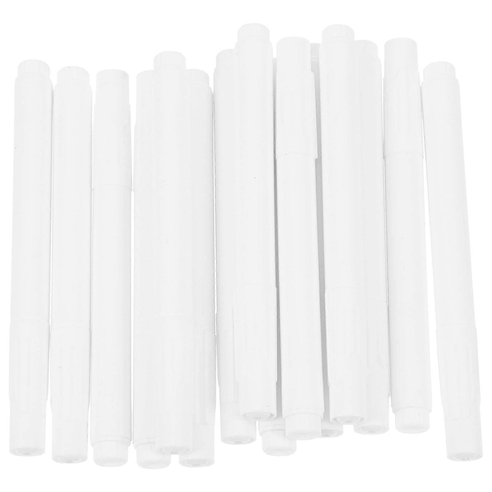 Erasable Writing On Blackboard Liquid Chalk Markers White 15Pcs For Students