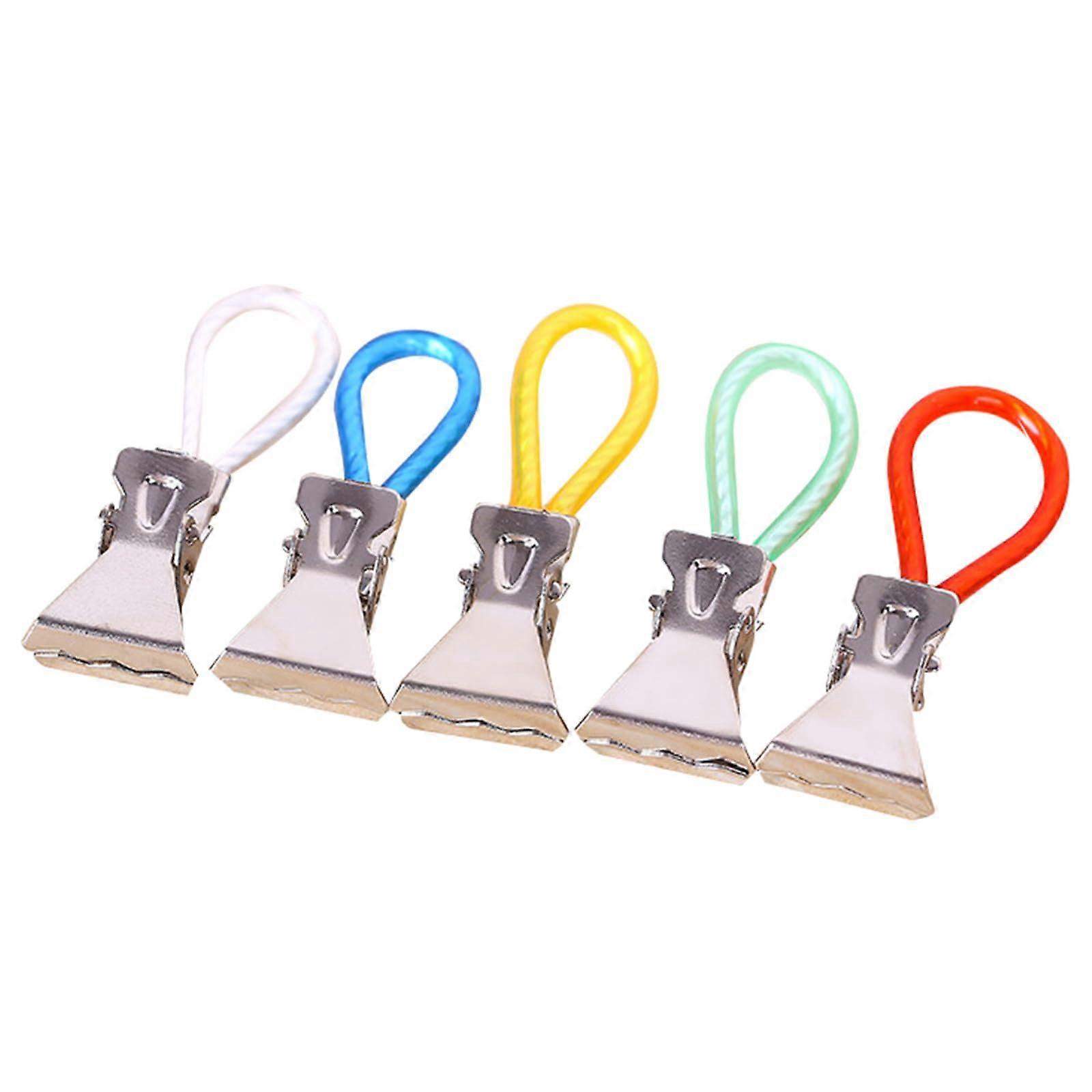 Household Towel Hanging Clips, Durable Kitchen and Bathroom Towel Holders, Adjustable Loop Design for Easy Use