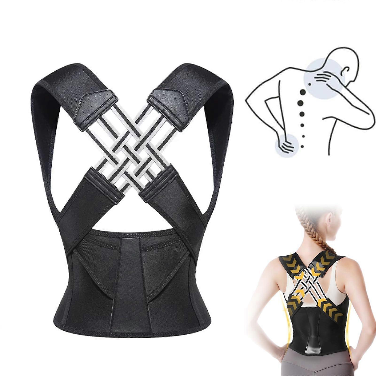 Posture Correction For Men And Women, Adjustable Back Straightener, Camelback Correction Belt, Size 2XL