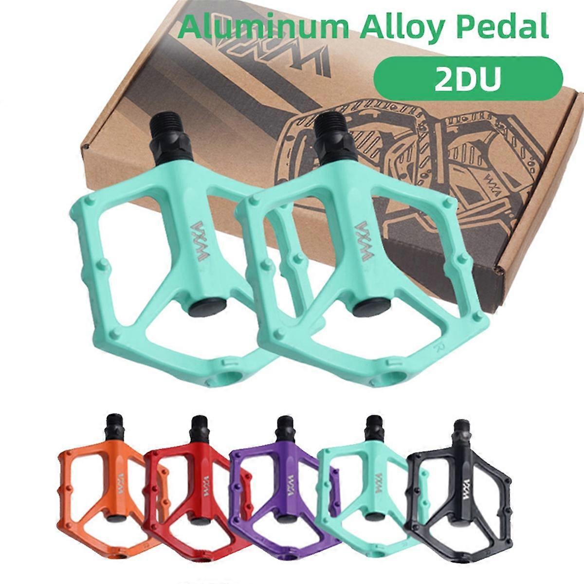 2pcs Bicycle Pedals Non-Slip Aluminum Alloy Cycling Parts Red