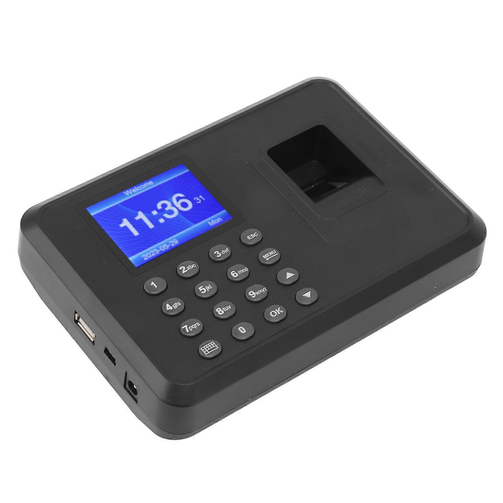 Fingerprint Password Attendance Machine Intelligent Employee Checking in Recorder for Office