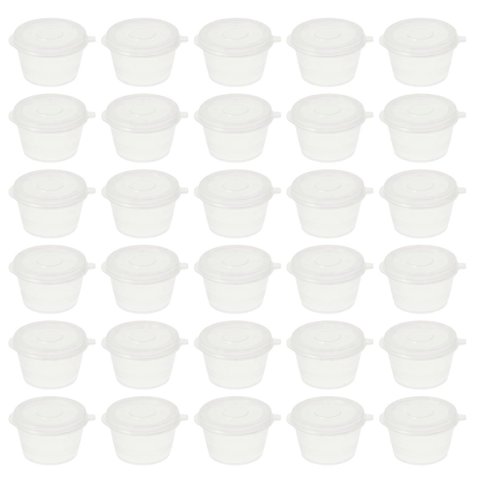 Takeaway Packaging Boxes PP Material Sauce Storage Box 100Pcs for Kitchen