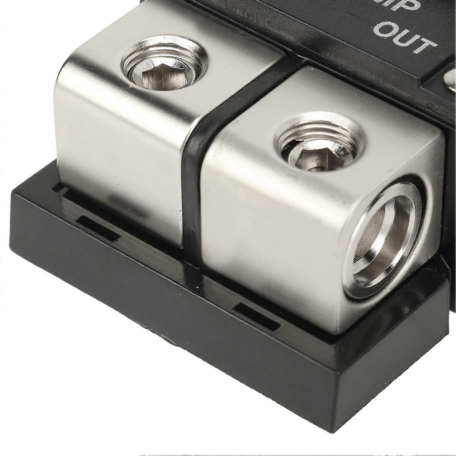 DC24V Circuit Breaker with Manual Reset Switch Short Circuit Protection for Car Boat Ships RV Motorhome 80A