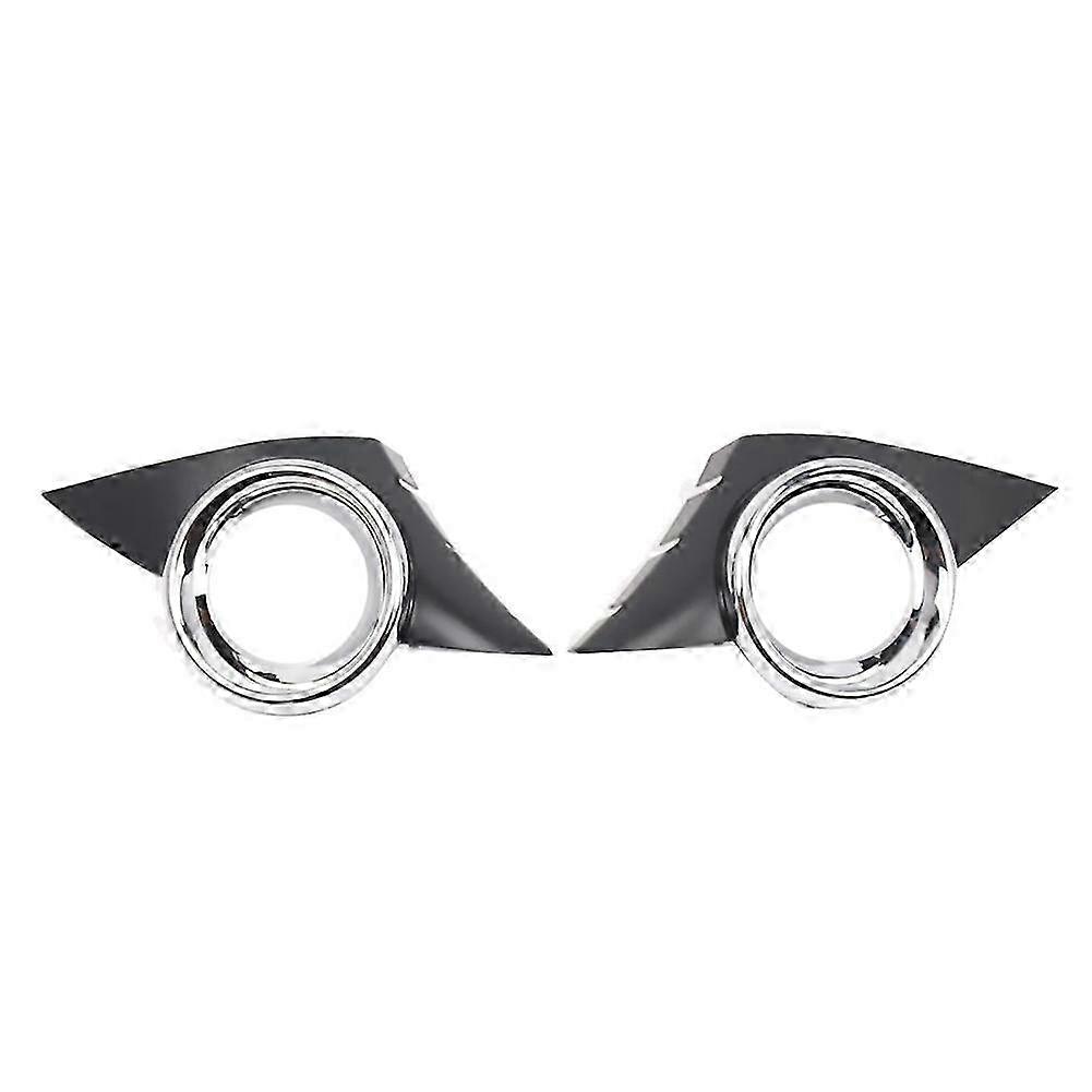 1 Pair Car Front Bumper Fog Light Chrome Cover Bezel for Certain Brand 207CC 2008-2014 Fog Lamp Trim Frame