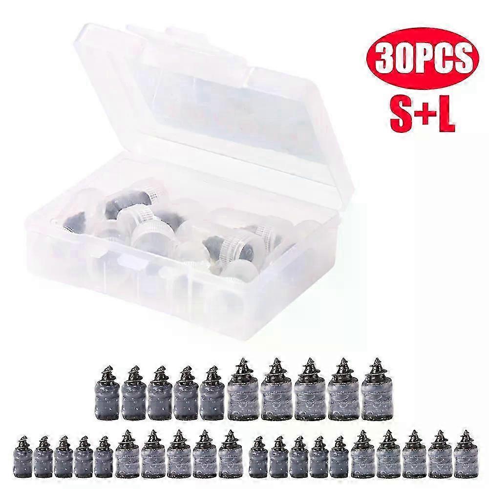 10-50pcs Tubeless Tire Repair Screws for Motorcycles and Cars, Puncture Kit with Patches