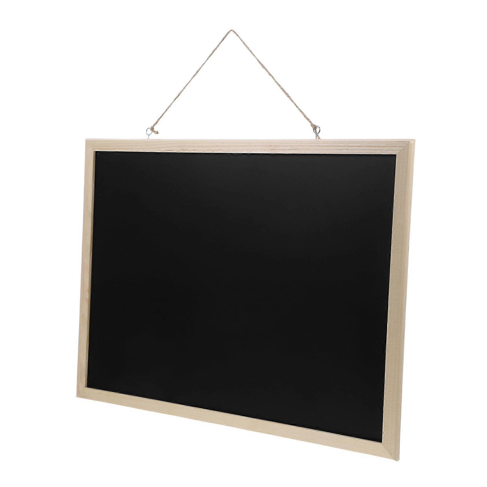 Blackboard with Wooden Frame for Wall Blackboard Sign for Hanging Blackboard Wall Black
