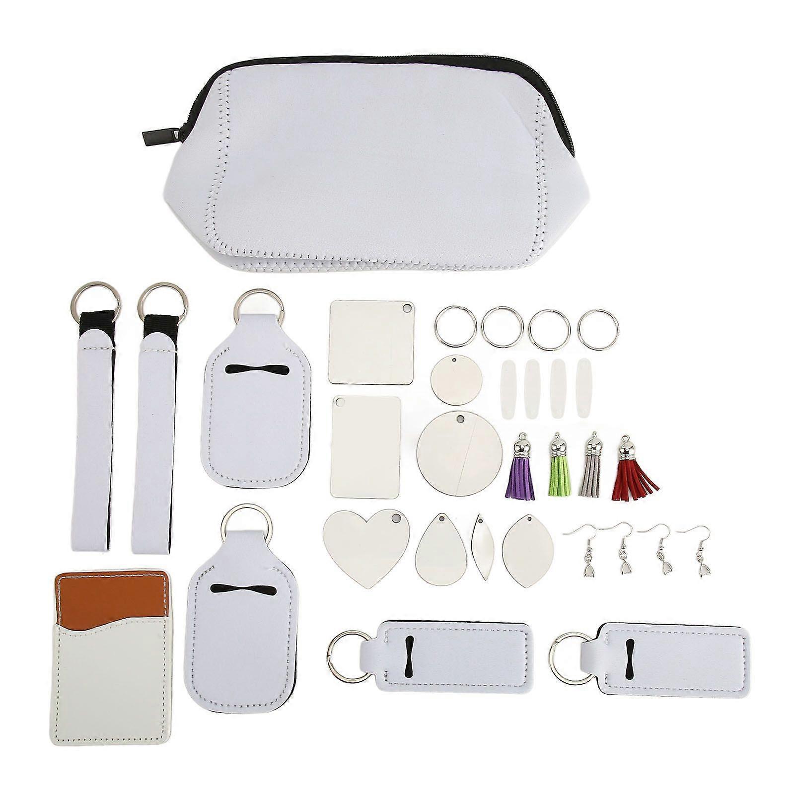 2025 Latest Model  32 Pcs Sublimation Blanks Products Double Sided DIY