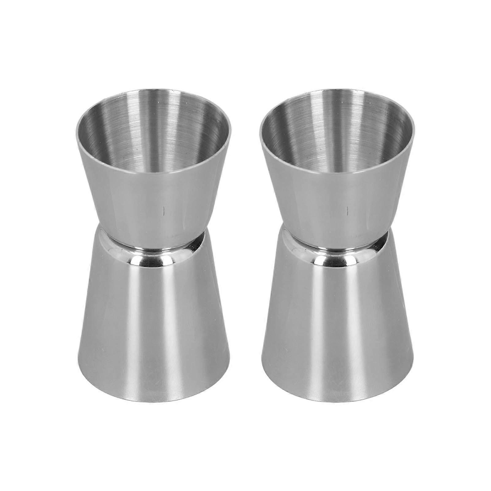 2025 Latest Model  Cocktail Shaker Double Headed Cup Straight Edge Design