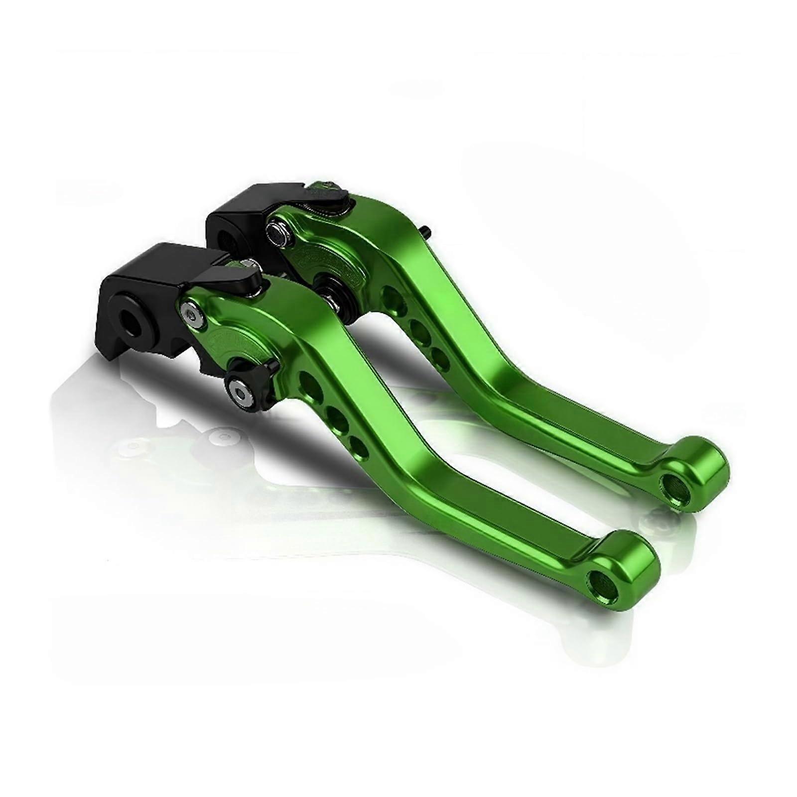 Clutch Lever Handle for Ninja 650R, ER-6F, ER-6N (2009-2016) CNC Adjustable Brake Handle, Green Motorcycle Parts