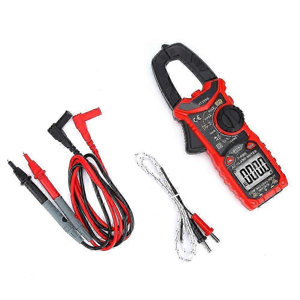 HT206 AC/DC Mini Digital Clamp Meter For Measuring Voltage AC Current Resistance (HT206B)