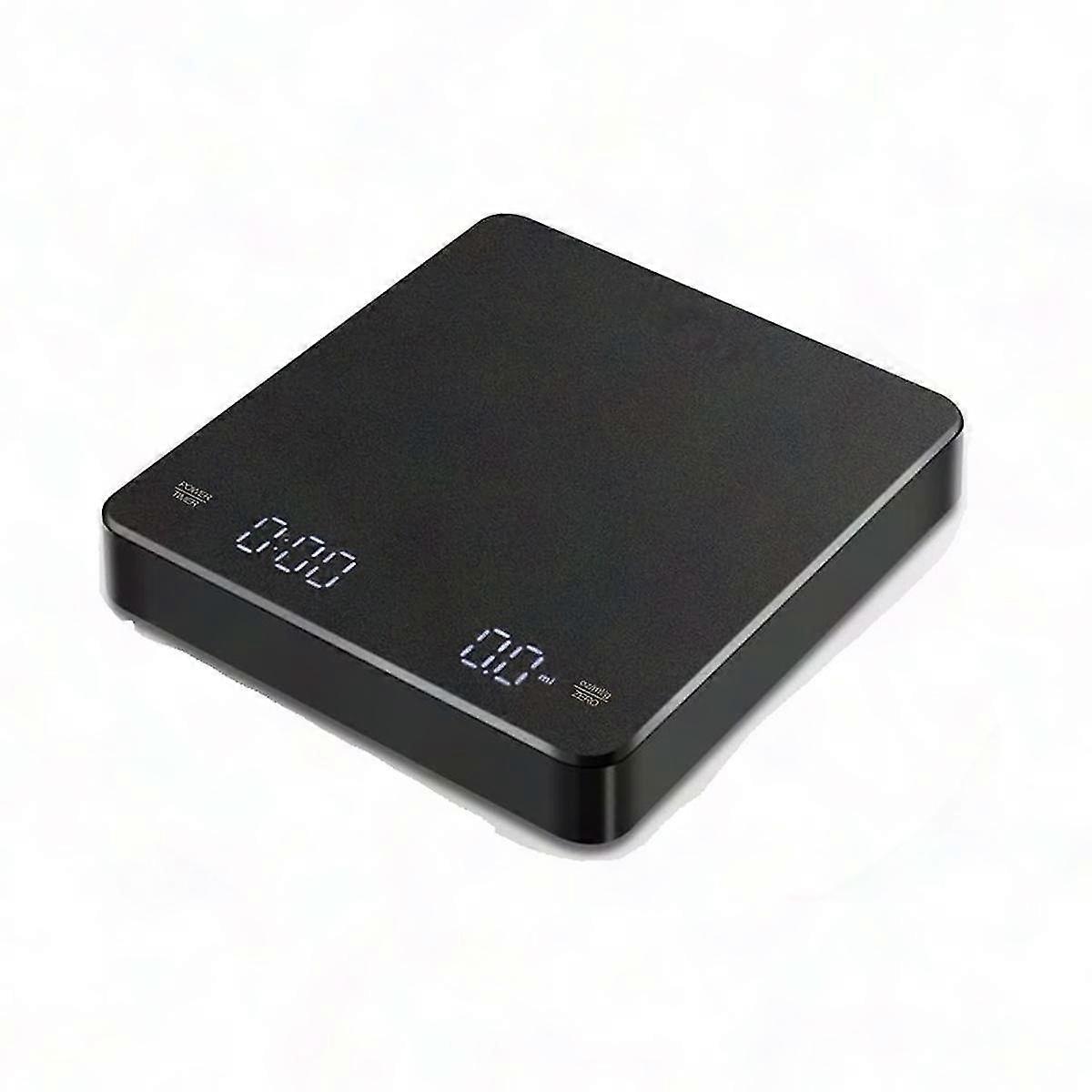 Precision Coffee Scale with Timer, 0.1g/3kg Accuracy, Rechargeable Battery, Auto Shut-off, Barista-Style Brewing Scale