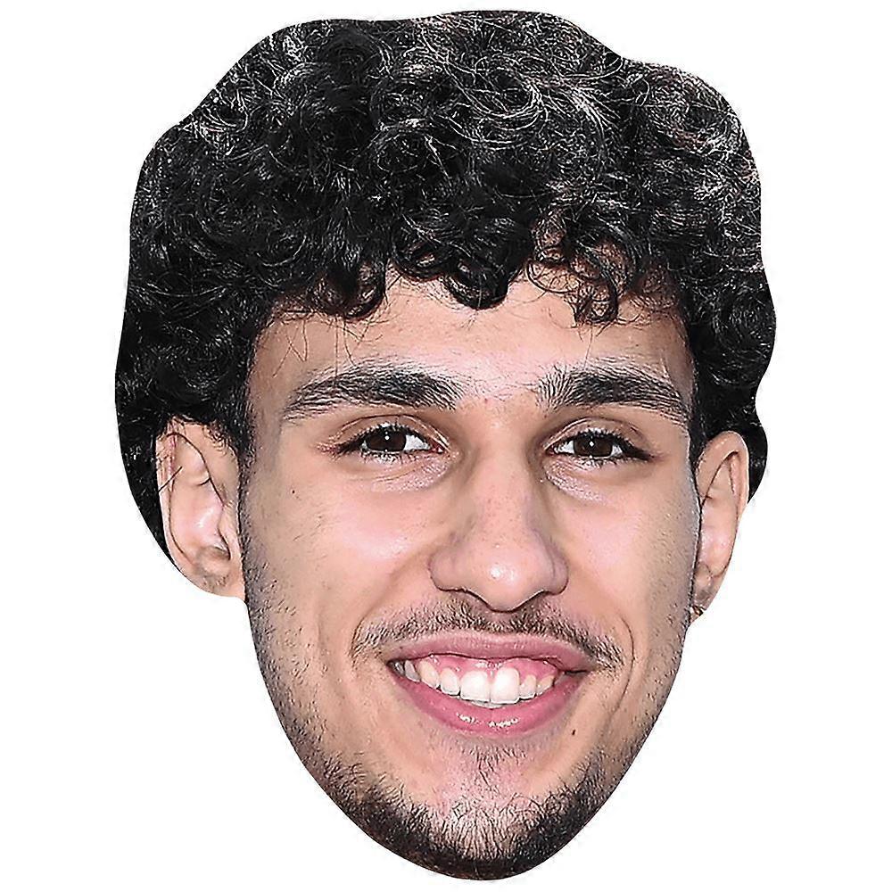 Zaccharie Risacher (Smile) Celebrity Mask, Flat Card Face