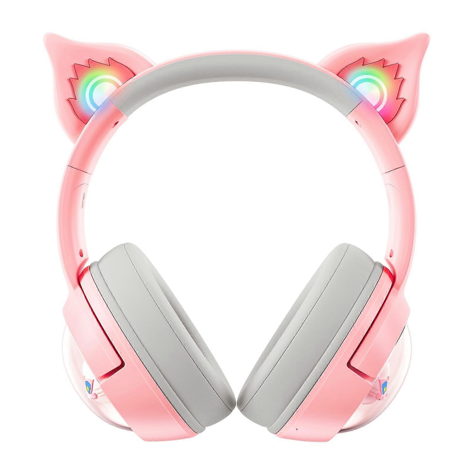 Cat Ear Design USB-C / Type-C RGB Wireless Bluetooth Headset
