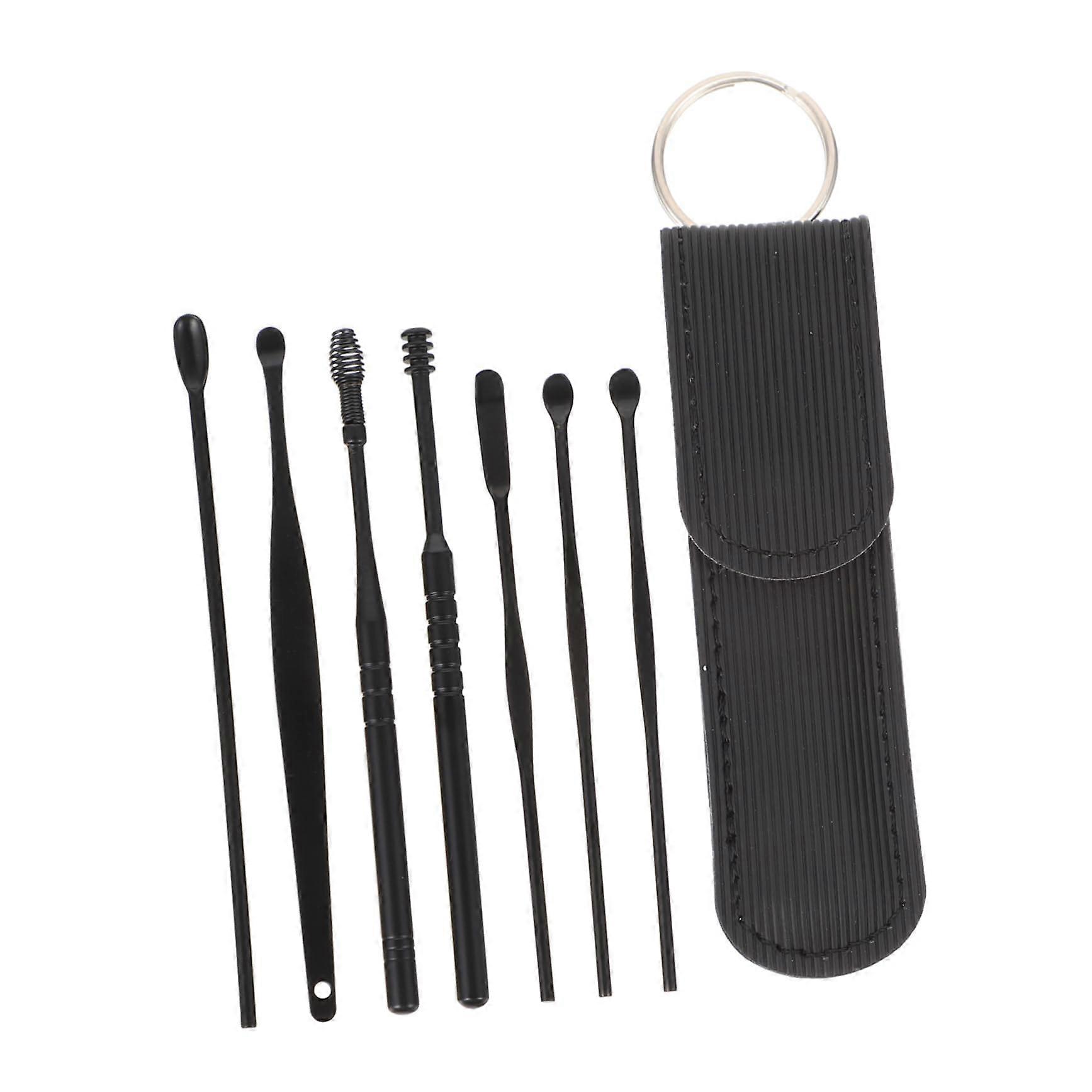 1 Set Earwax Remover with Storage Bag Efficient Cleaning Tools for Ear Care at Home or On the Go