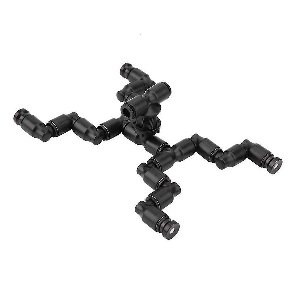 Reptiles Cooling Nozzle Fine Mist Coverage Pet Owners Reptile Misting System Adjustable Nozzle 1 Set Black