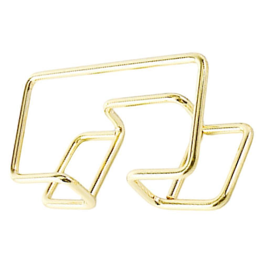 Business Card Display Holder Metal Desk Organizer Simple Style Professional Settings Stably Stand 1Pcs