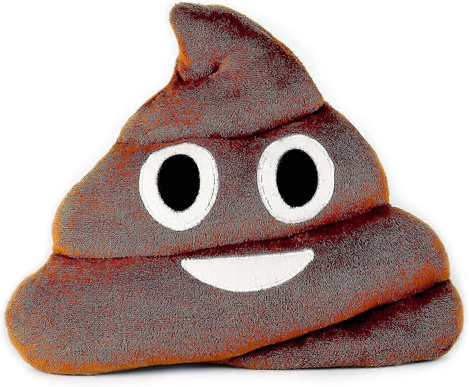 Emoticon Kudde Färgglad, Leende Bajs Bajs Emoticon Bajs Rund Kudde Emoticon Bajs Uppstoppad Plysch Så