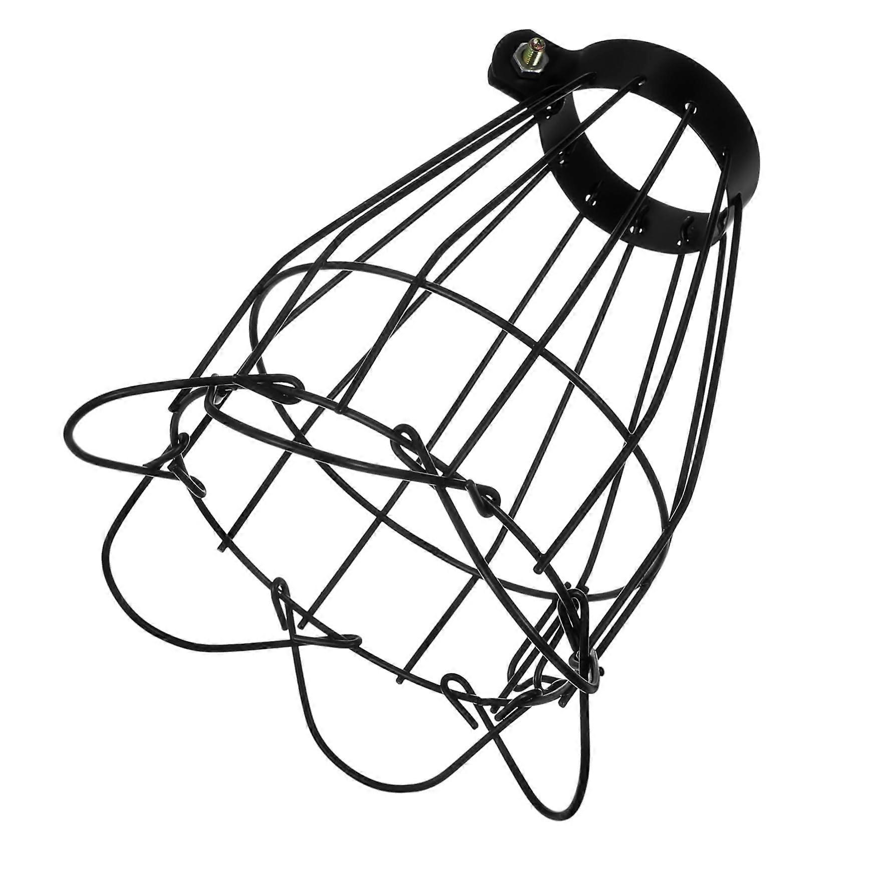 Heated Ceramic Lampshade - 1 Piece, Black Iron Look, Outdoor Solar Lantern, Mini Pet Lamp Shade