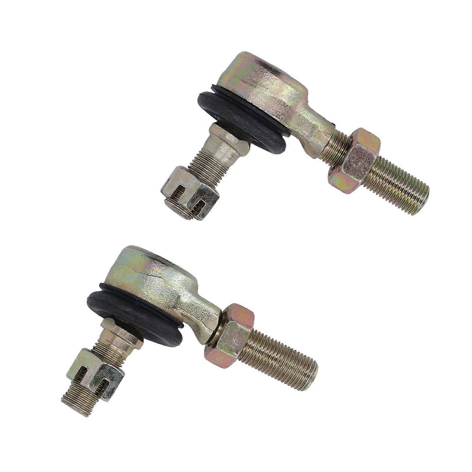 Ball Joint Tie Rod End M12 Durable Alloy Steel For ATV Quad 70cc-250cc, 1 Pair, Replacement Part Compatible With 70cc-250cc ATVs