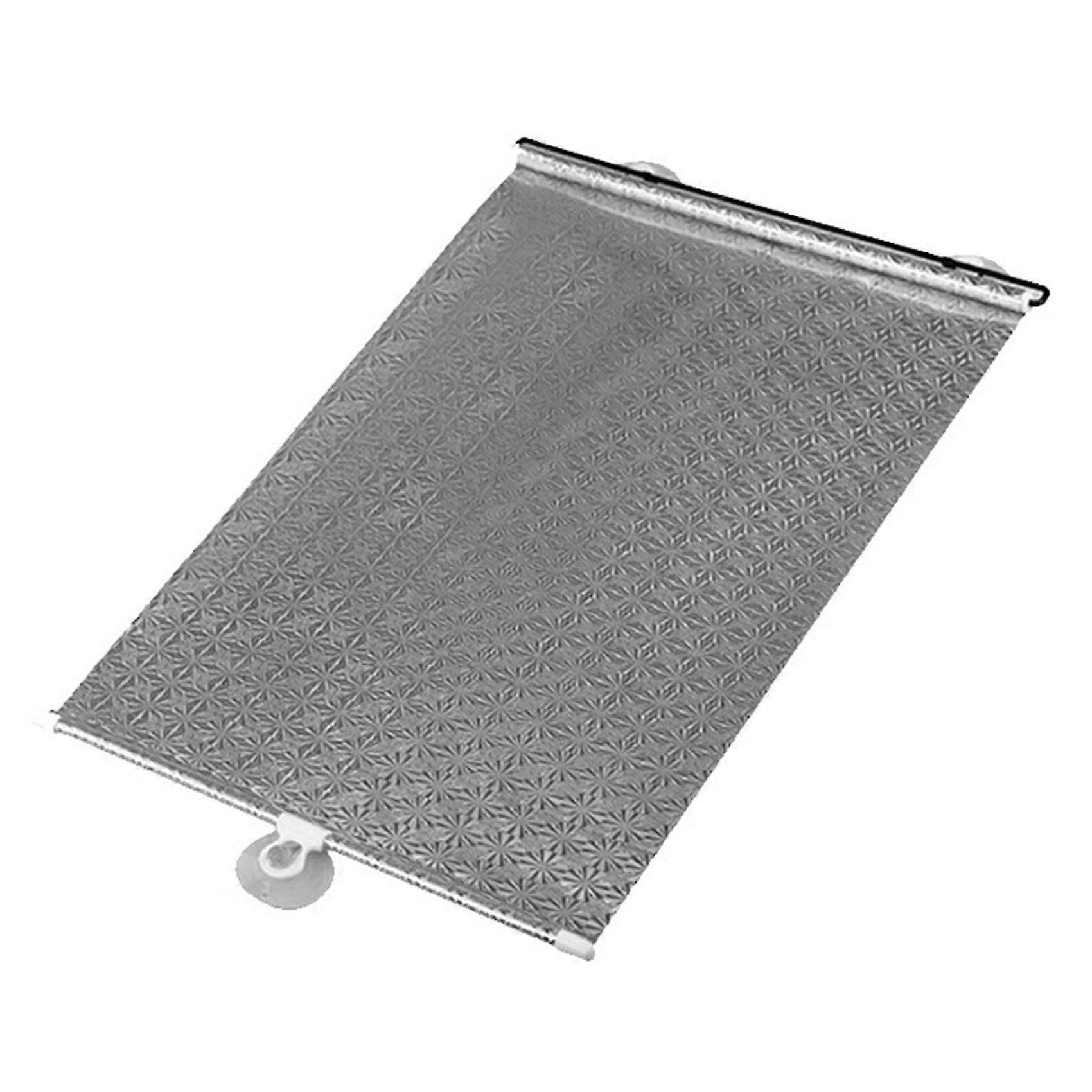 Blackout Suction Cup Roller Blinds & Sunshade Curtains for Kitchen - Adjustable Light Blocking Window Covering